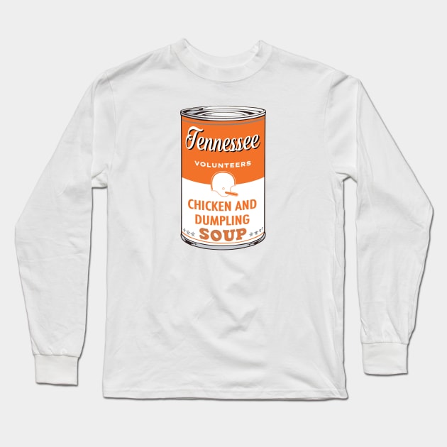 Tennessee Volunteers Soup Can Long Sleeve T-Shirt by Rad Love